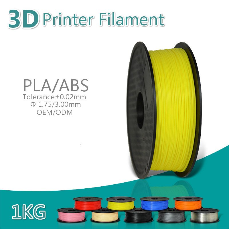 Competitive 1kg/roll PLA/ABS/PCL/PETG/TPU/HIPS/PP/WOOD/Carbon Fiber Filament Refill 3D Printer Filament Plastic PLA 1.75mm