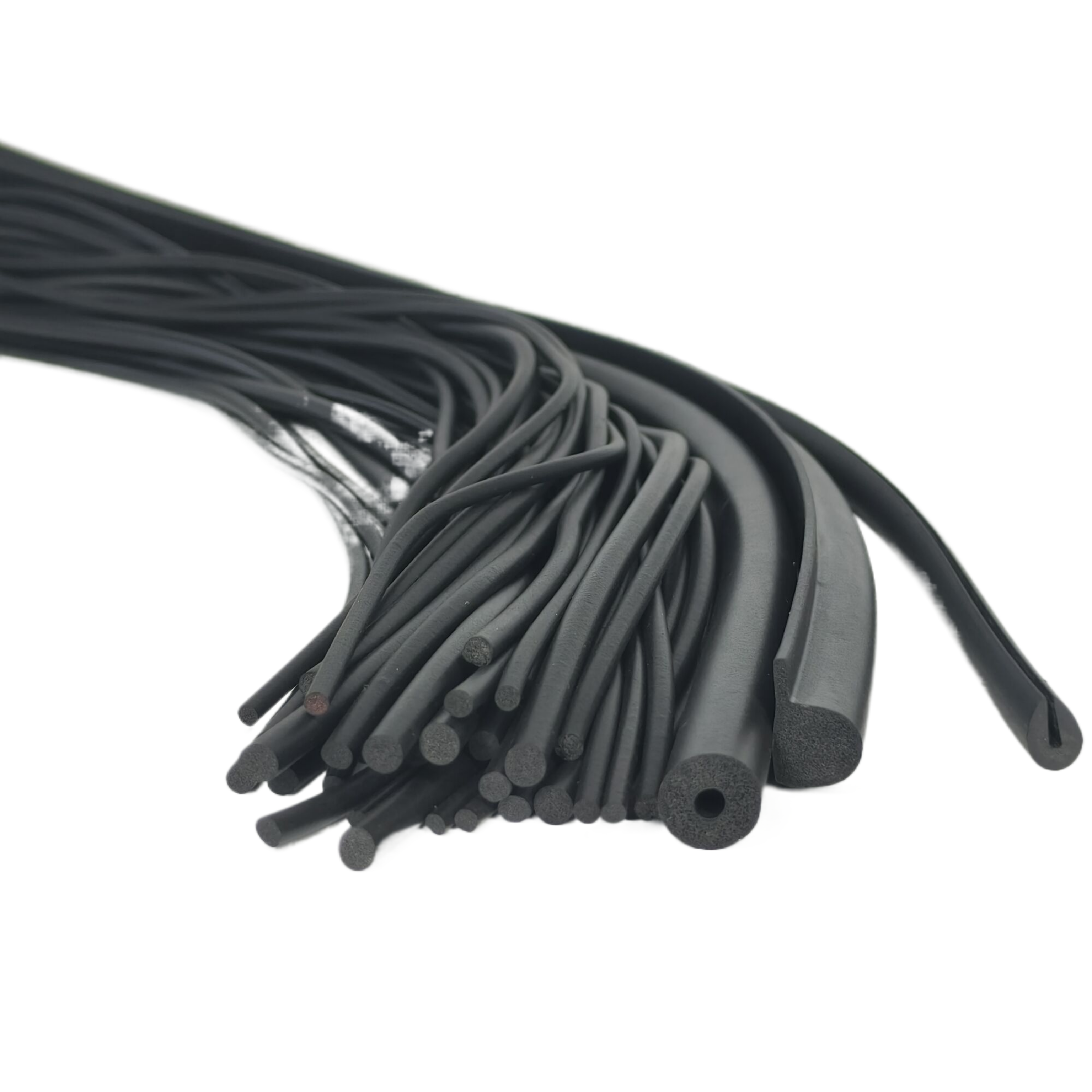 Anti collision and dustproof sponge foam automotive rubber sealing strip