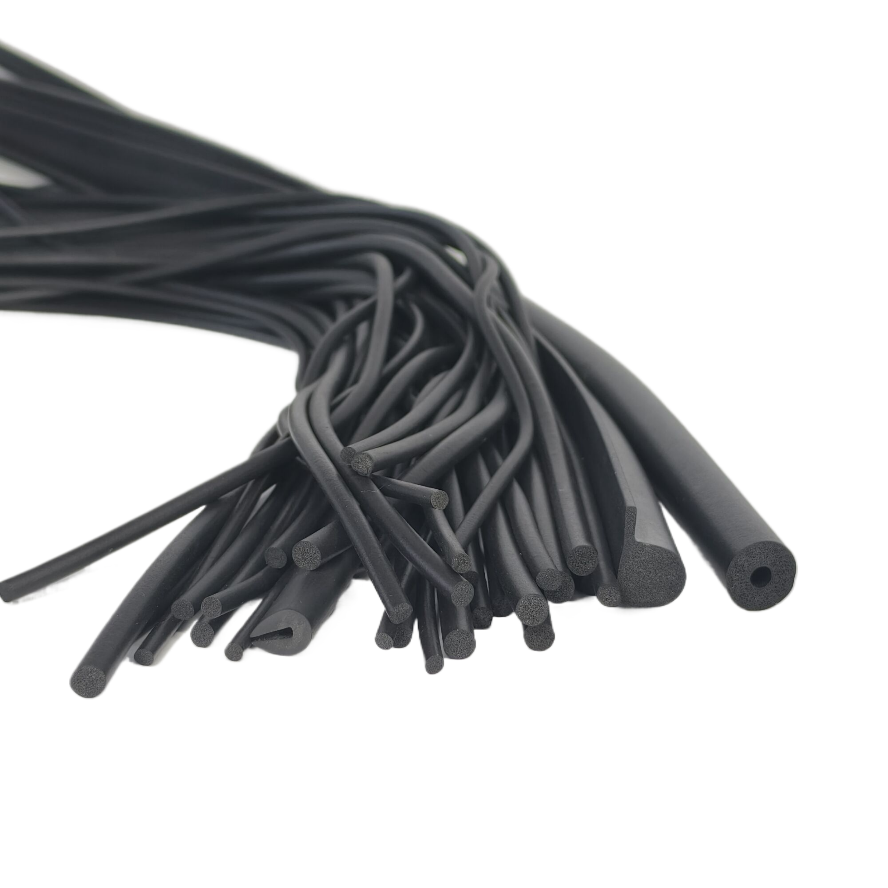 Anti collision and dustproof sponge foam automotive rubber sealing strip