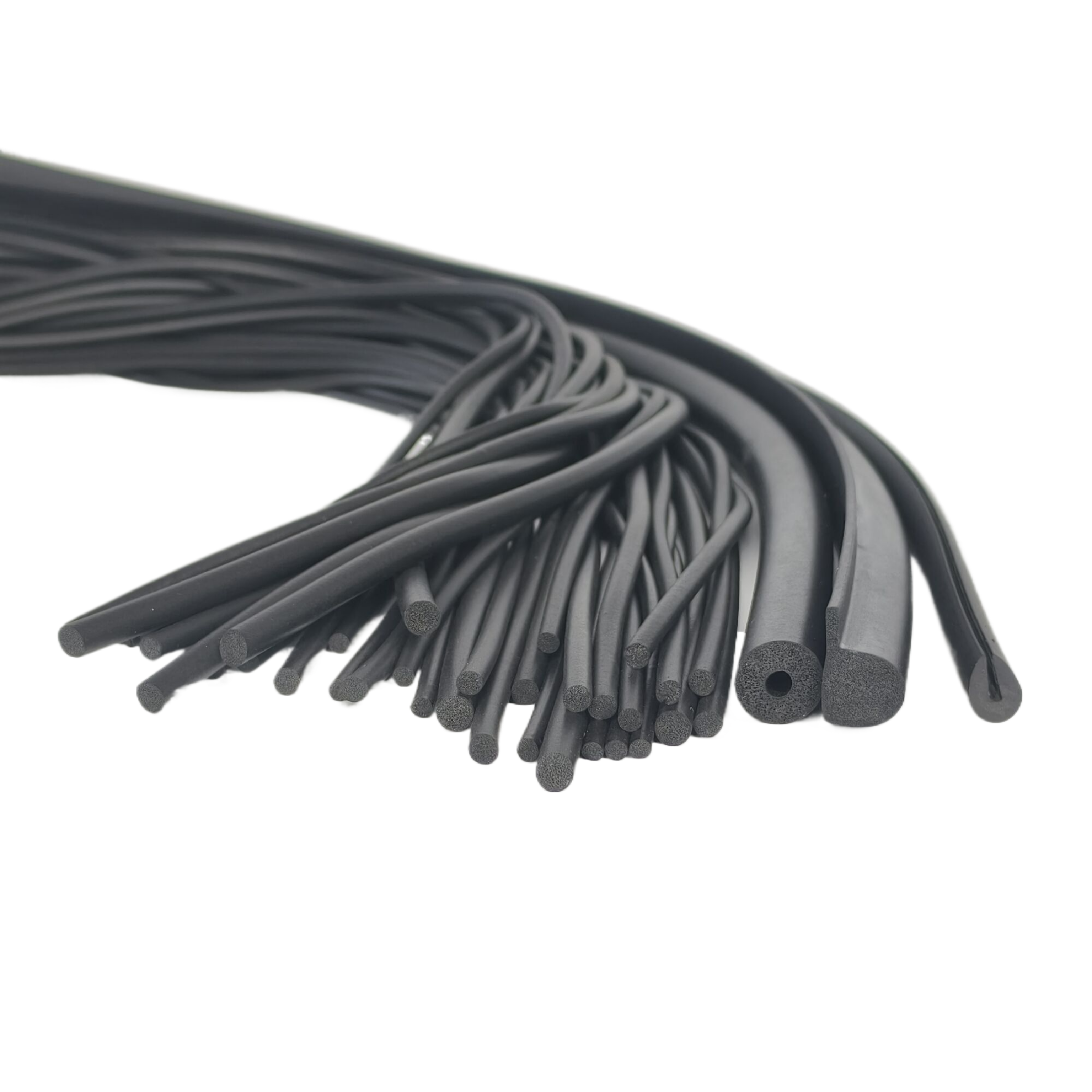 Anti collision and dustproof sponge foam automotive rubber sealing strip
