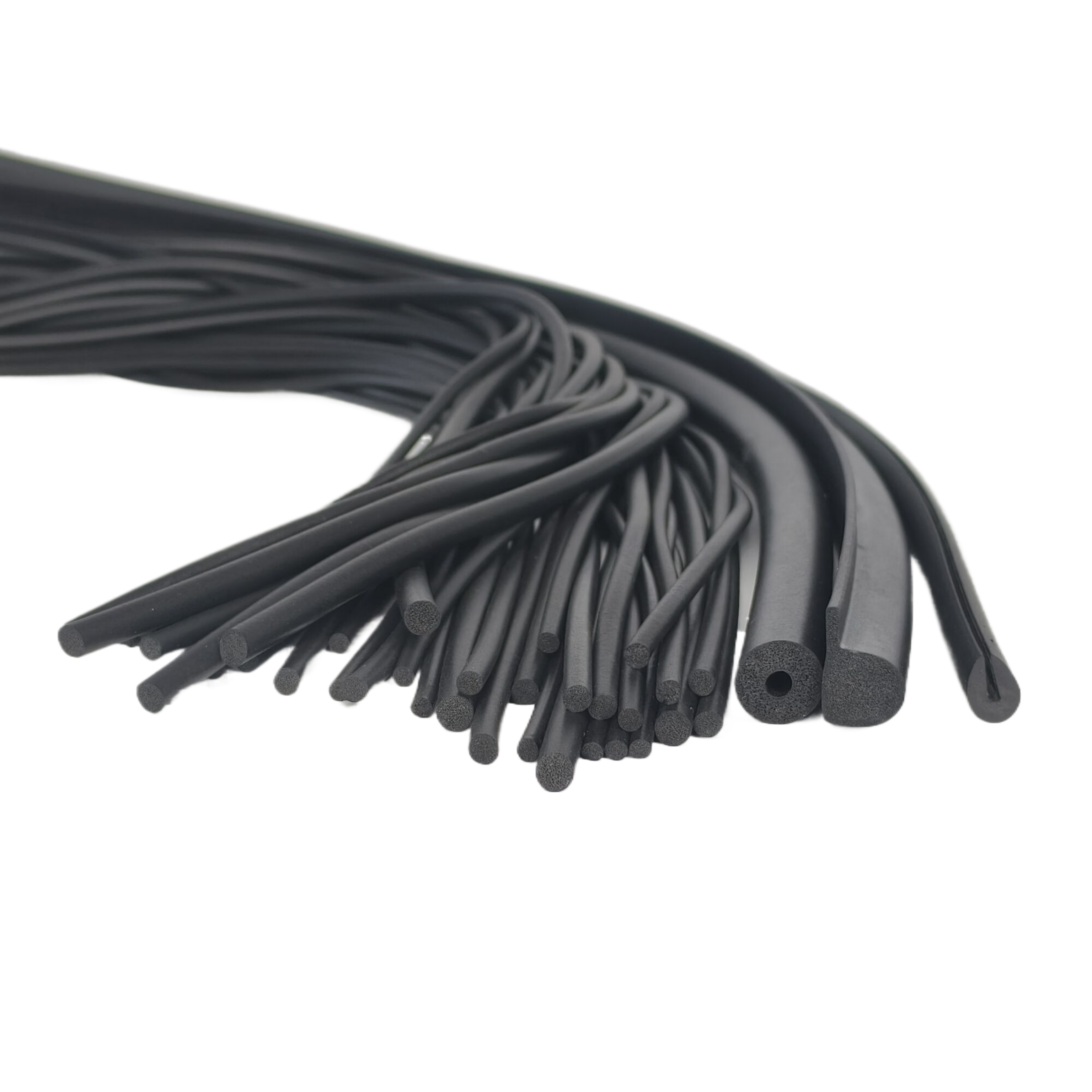 Anti collision and dustproof sponge foam automotive rubber sealing strip