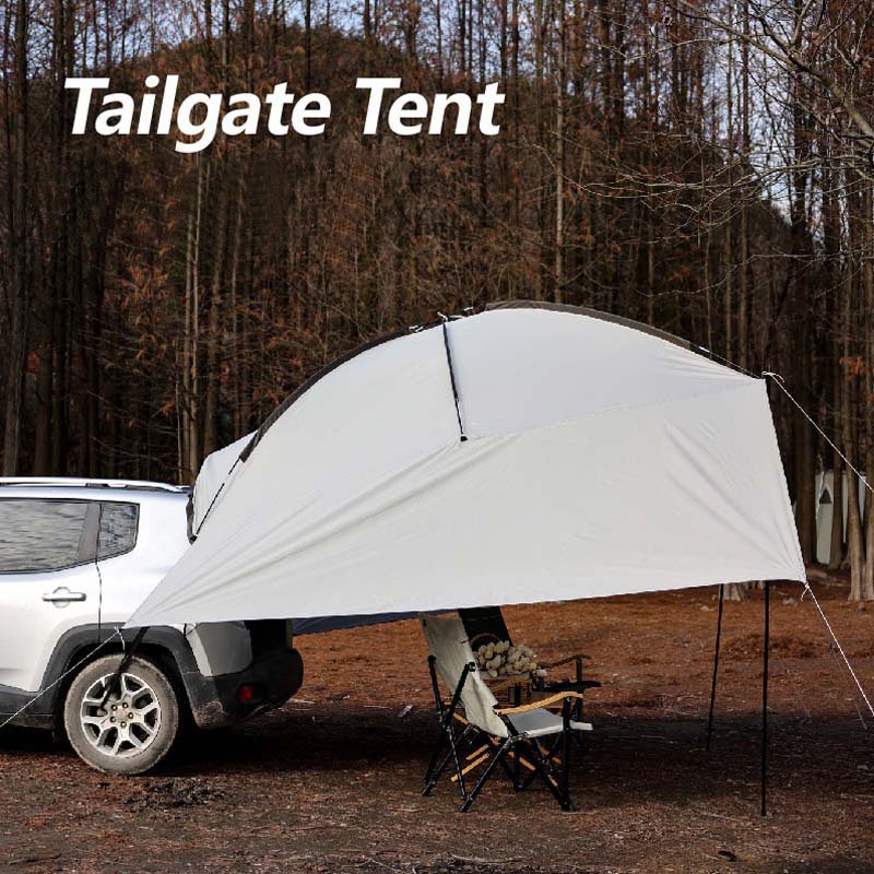 Portable Waterproof Truck Tailgate Tent Sun Shelter Tarp Camping Hiking Outdoor Car Awning Pickup Truck Tent