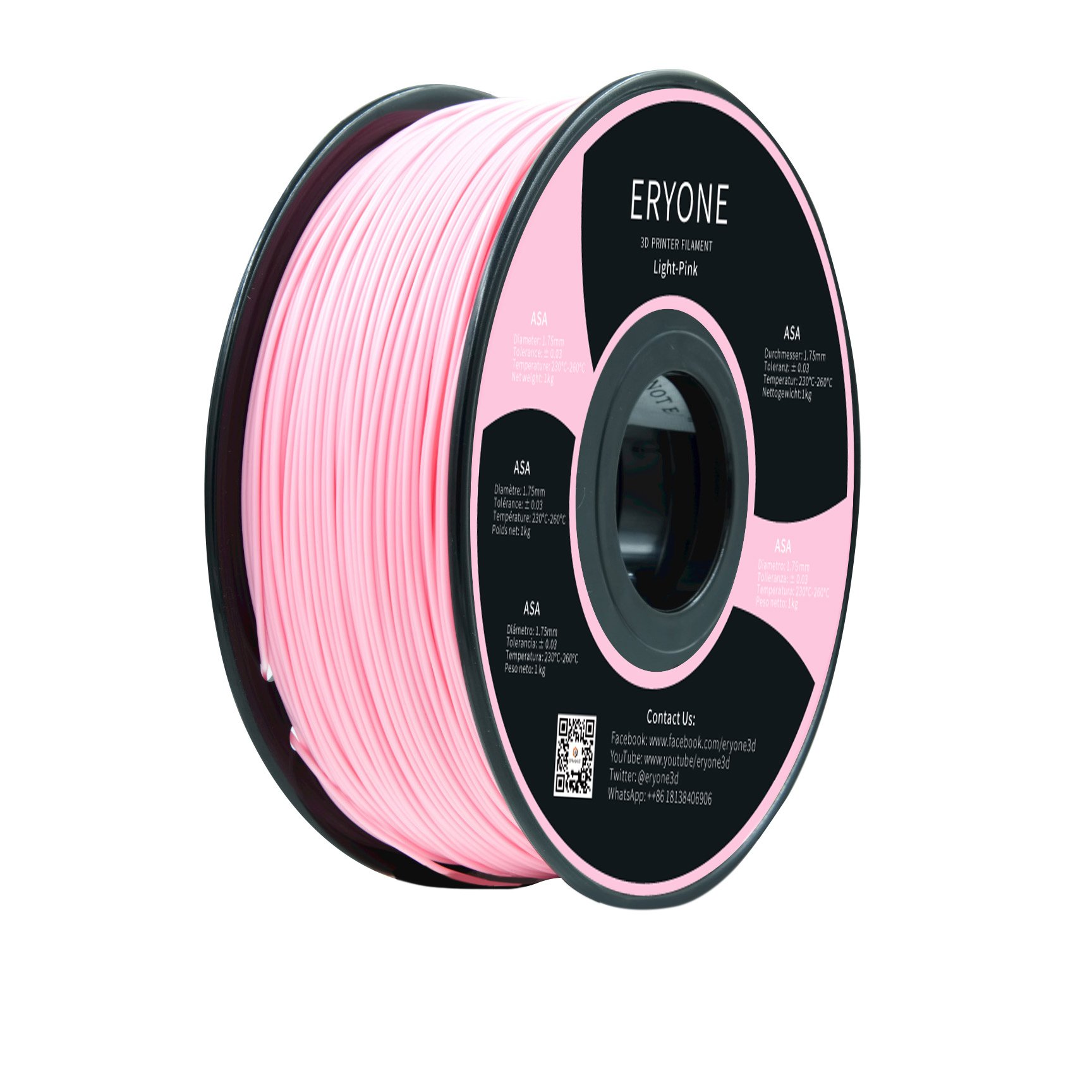 ERYONE asa 3d filament 1.75mm 1kg asa 3d pen filament 1.75mm asa Plastic Rods filament