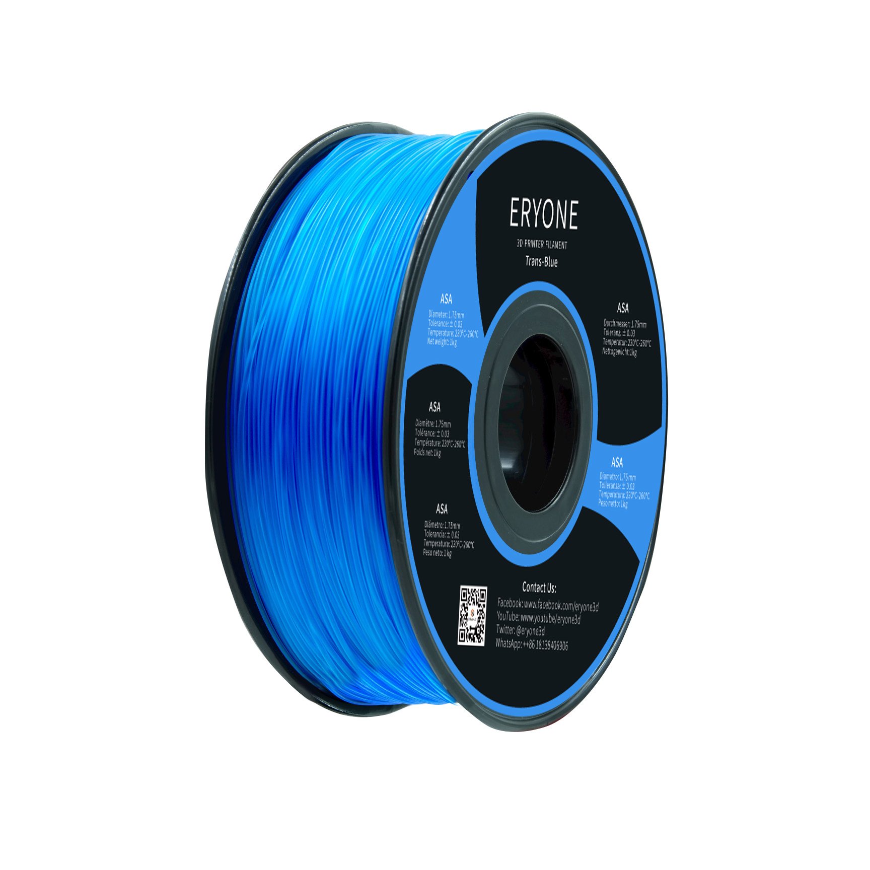 ERYONE asa 3d filament 1.75mm 1kg asa 3d pen filament 1.75mm asa Plastic Rods filament