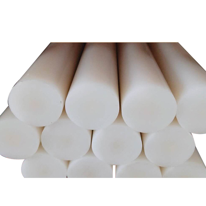 High Chemical Heat Resistance PVDF Plastic Sheet manufacturer Polyvinylidene Fluoride Rod White 100% virgin PVDF rod