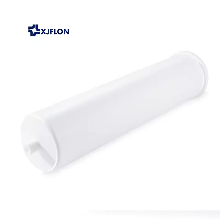 factory supplied high quality cut special-shaped ptfe article rod parts injection molded white plastic pure ptfe parts