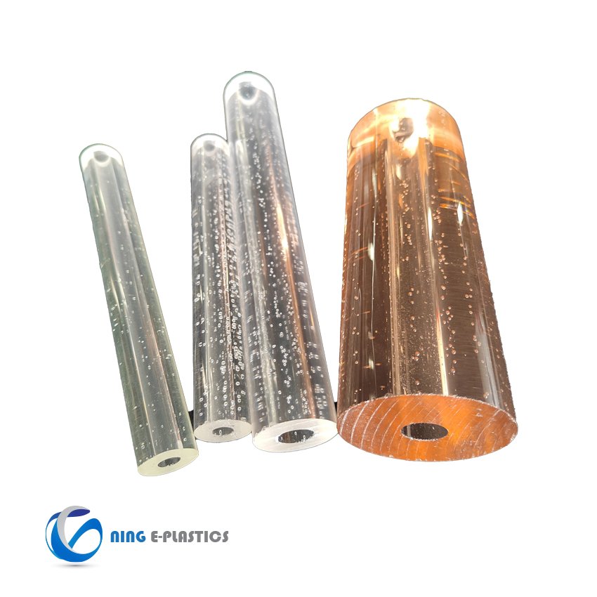Ning E-Plastics Acrylic Bubble Rod PMMA bubble bar extruded bar