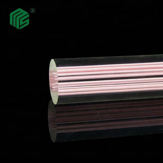 Customized transparent colorful acrylic rods with LED lighting