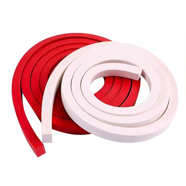 Extruded High Temperature Resistant Rubber Square Silicone Epdm Rubber Foam Sponge Door Gasket Sealing Strip