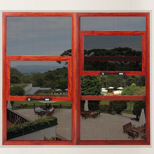 1.4 mm thickness aluminum frame anti theft anti mosquito bullet proof security screen window with stainless steel mesh