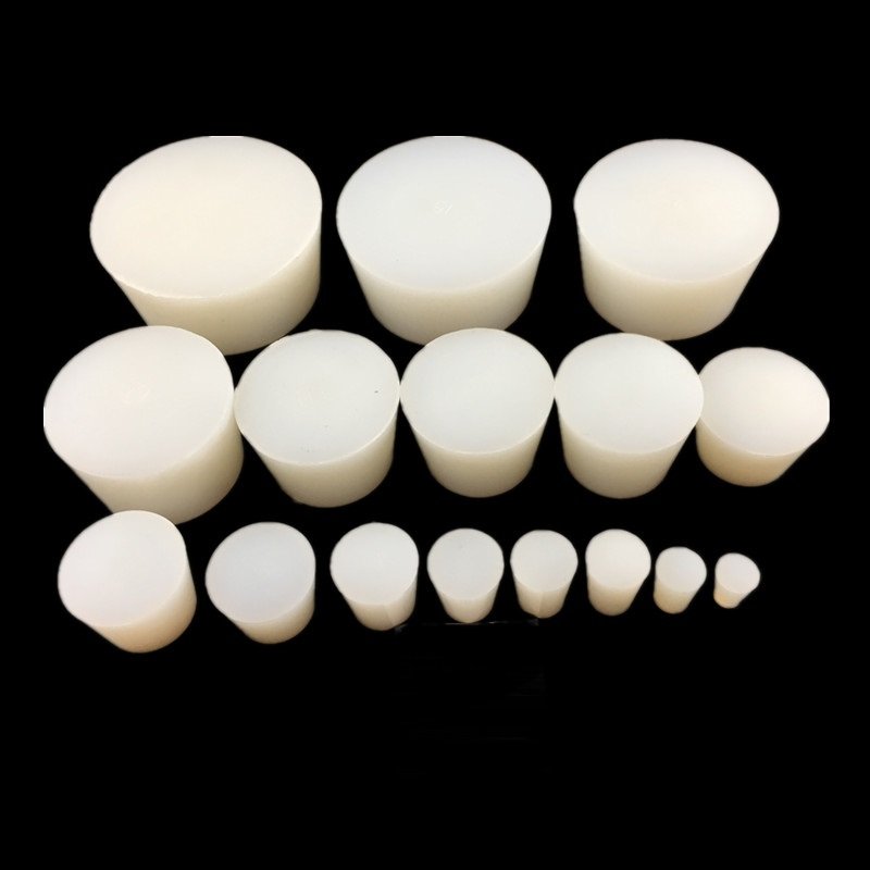 Silicone Masking Plug testtube plug Other Rubber Products Solid silicone plug with hole Lab silicone stopper