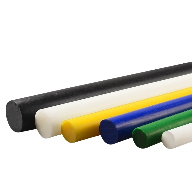 White PE rod Black high-density polyethylene rod polymer large diameter wear-resistant HDPE round rod nylon column