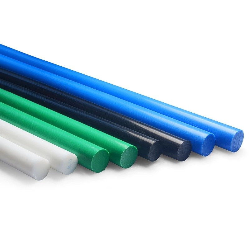 White PE rod Black high-density polyethylene rod polymer large diameter wear-resistant HDPE round rod nylon column