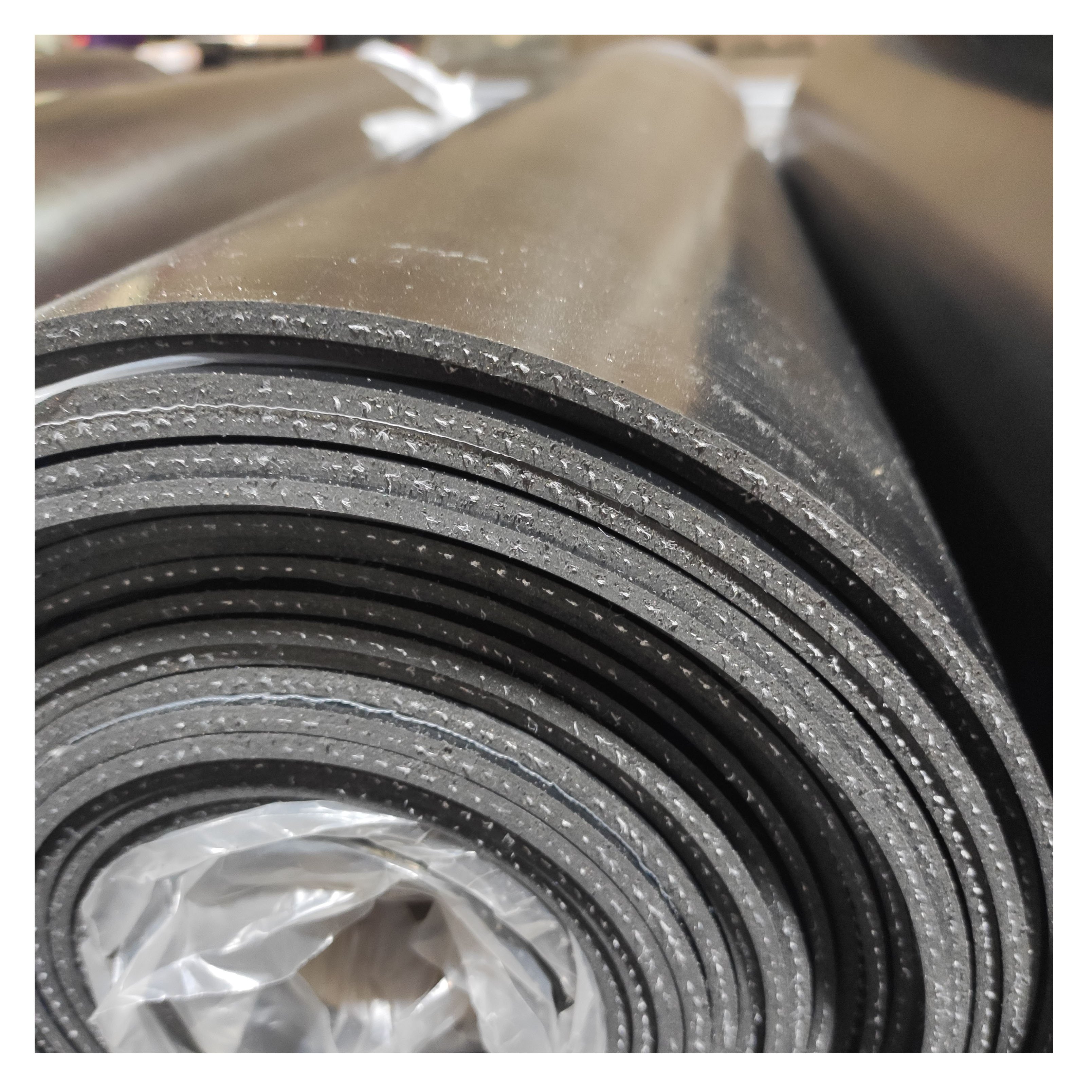 2-50mm thickness rubber sheet nylon /cotton /glass fiber reinforced rubber sheet