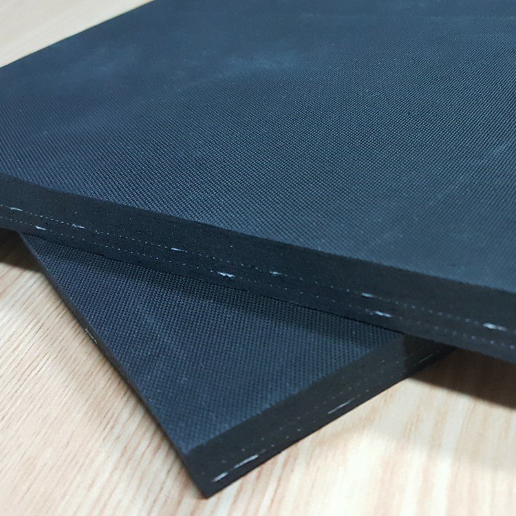 2-50mm thickness rubber sheet nylon /cotton /glass fiber reinforced rubber sheet