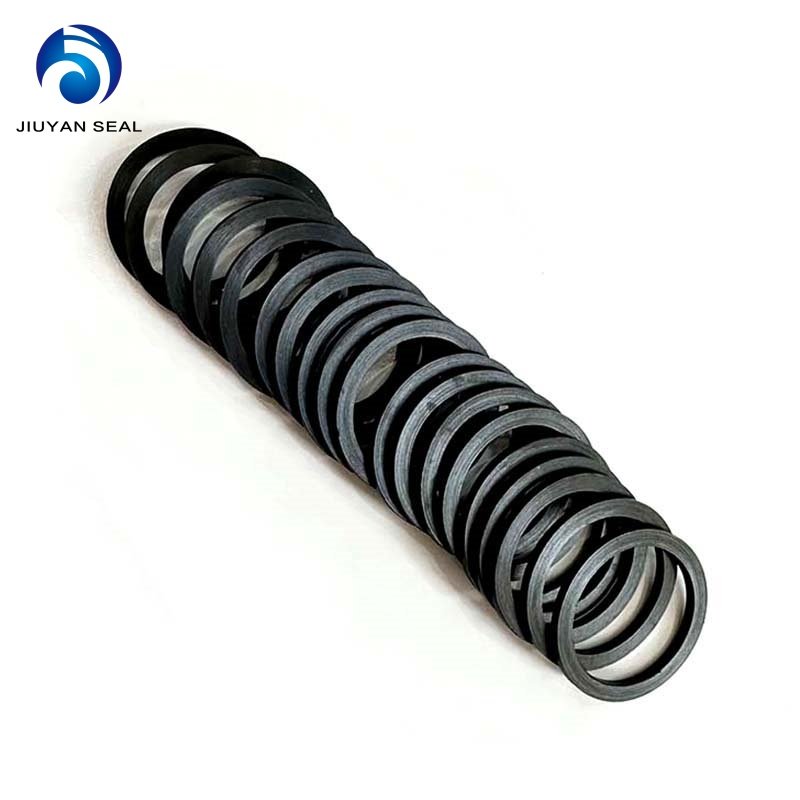 Factory AS568 Standard Free Sample NBR Silicone FKM HNBR NBR Flat EPDM Glazing Gasket for Machine