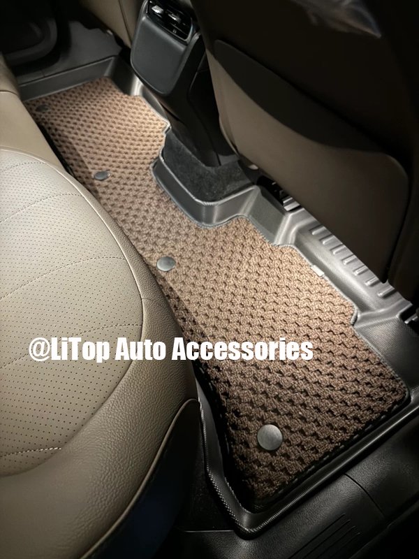 New Arrival Double Layer Carpet Car Mats For 2024 Mercedes Benz EQE 300 350 Auto Accessories Car Floor Mat