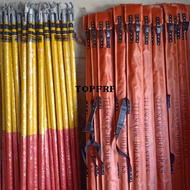 Telescopic Fiberglass High Voltage Operating Hot Stick