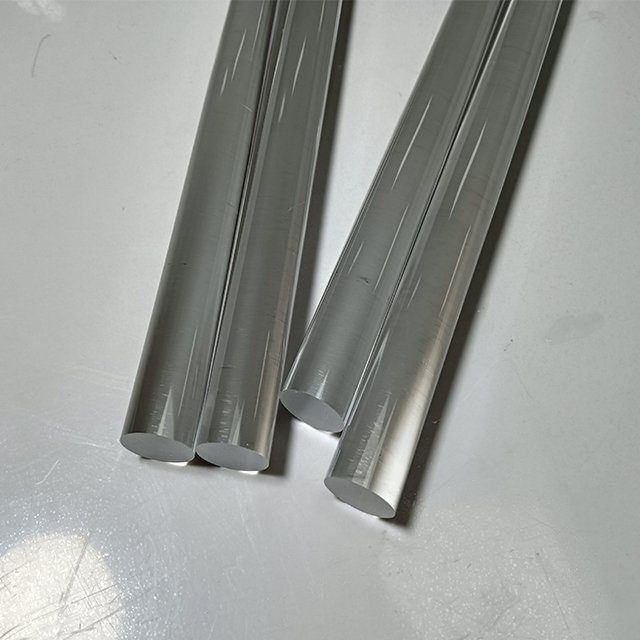 Custom Shape Casting Extrude Round Acrylic rods High Clear Solid Acrylic Rods Transparent Pmma Bar Plexi glass Plastic Rods