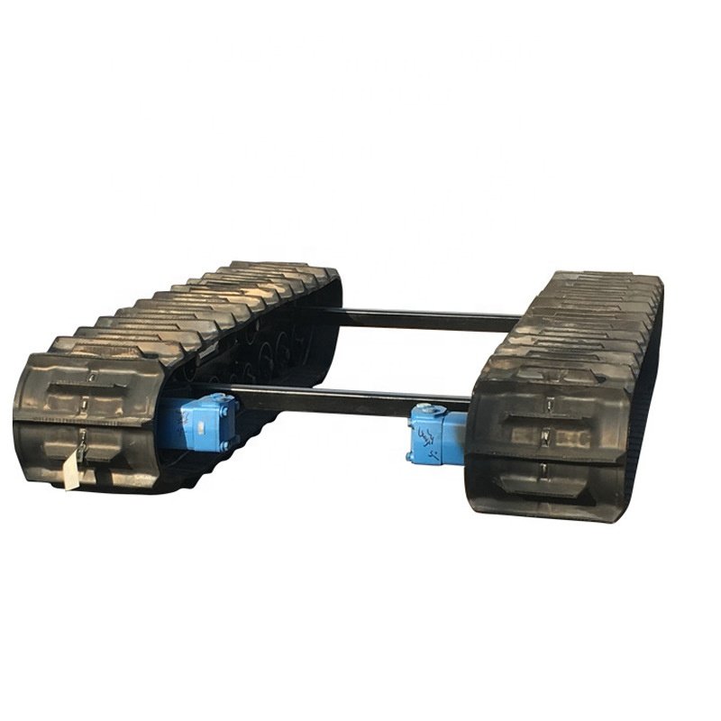 Customized high-quality rubber track agricultural machinery manufacturer sells rubber chain engineering machinery crawlerchassi