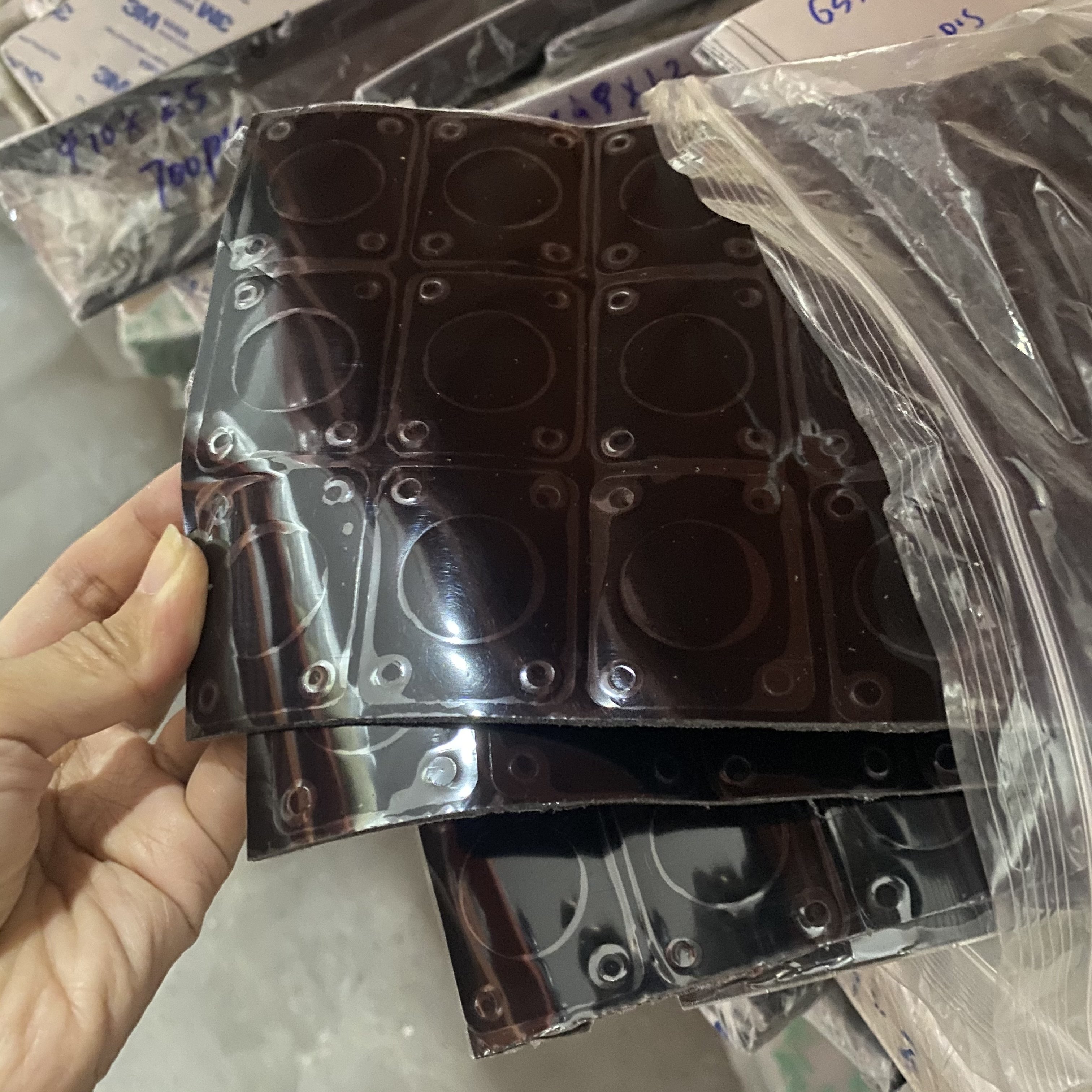 Adhesive clear anti slip with cushion back black silicon rubber bumper foam gasket pad feet sheet dots for adhesive rubber