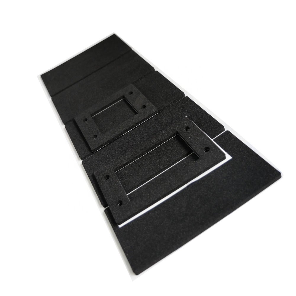 Eva Epdm Neoprene Rubber Silicone Foam Gasket with glue self-adhesvie backing seals