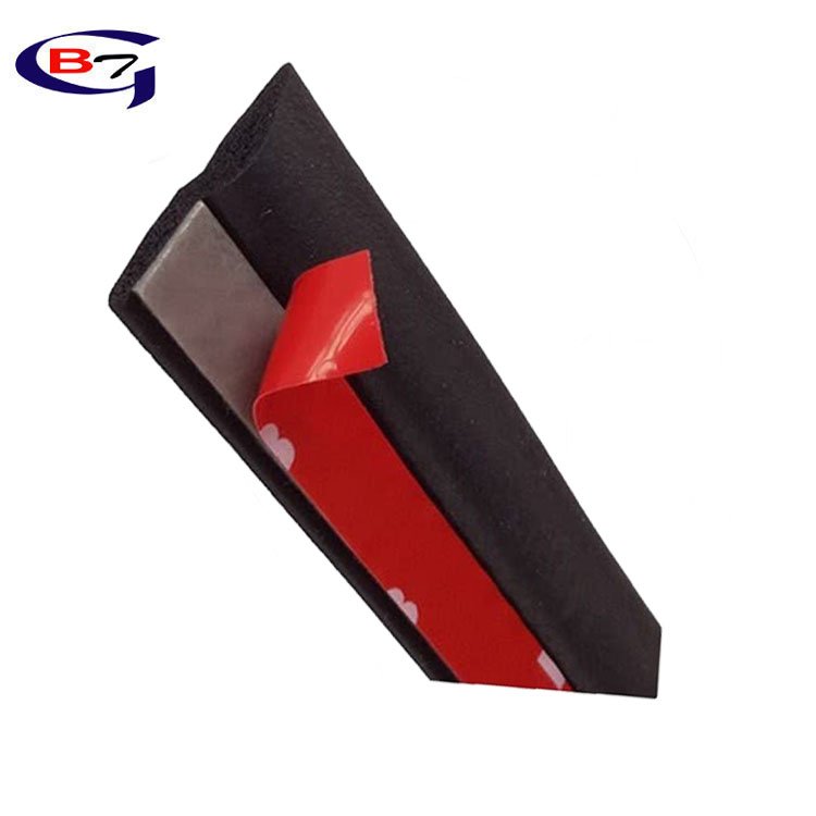 Eva Epdm Neoprene Rubber Silicone Foam Gasket with glue self-adhesvie backing seals