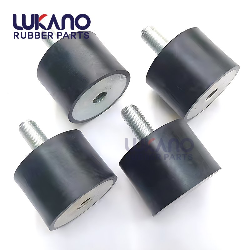 M3 M4 M6 M8 M10 Rubber Elastomeric shock absorber Rubber isolation pad