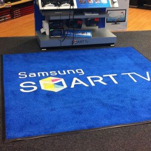 Automotive Carpet Custom Nylon Printed Welcome Entrance Car Logo Floor Mat Door Mat Red Carpet For Events Entrance Logo Mat