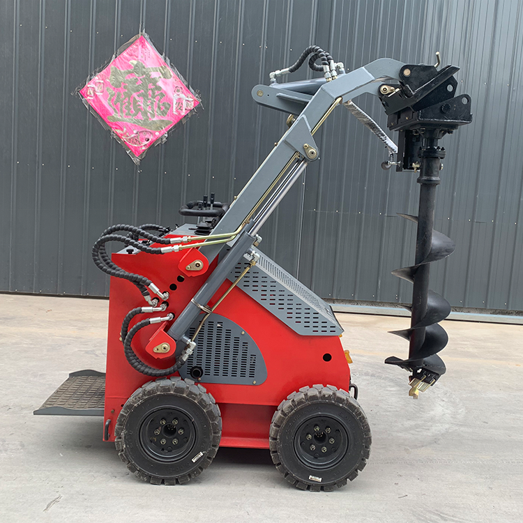 23hp Mini Skid Steer Loader Suitable for Rubber Telescopic Track Chassis Gasoline Drilling Machine Skid Steer Loader