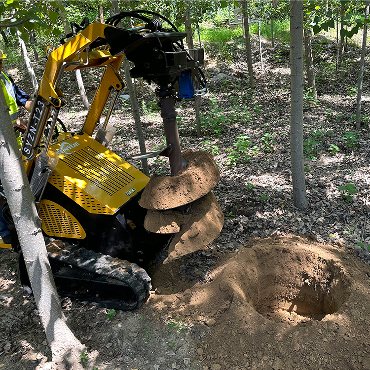 23hp Mini Skid Steer Loader Suitable for Rubber Telescopic Track Chassis Gasoline Drilling Machine Skid Steer Loader