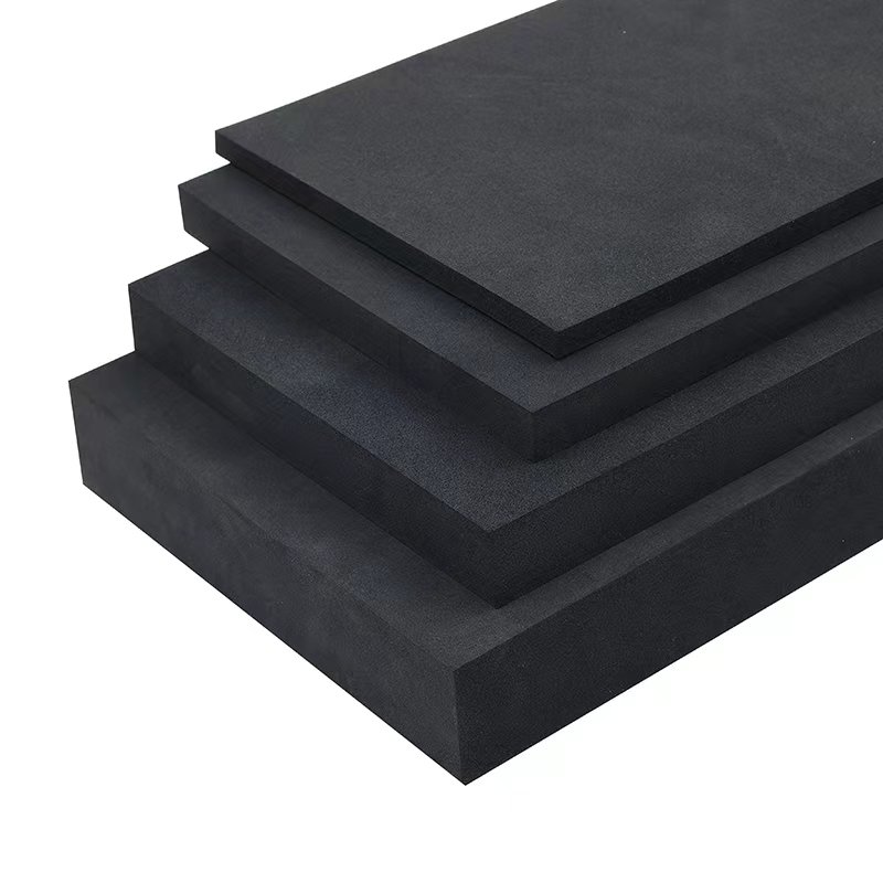 OEM black 1~10mm thickness Silicone/EPDM/CR/EVA/PE sponge rubber foam sheet roll