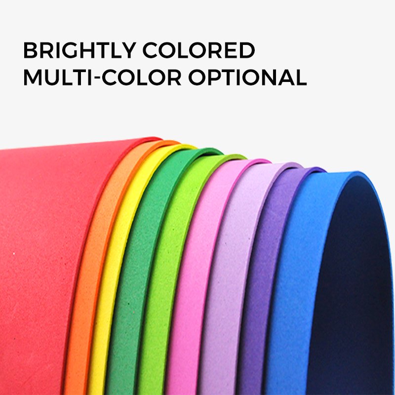 High Density EVA Foam Sheets in Assorted Colors for DIY Crafts and Cosplay
