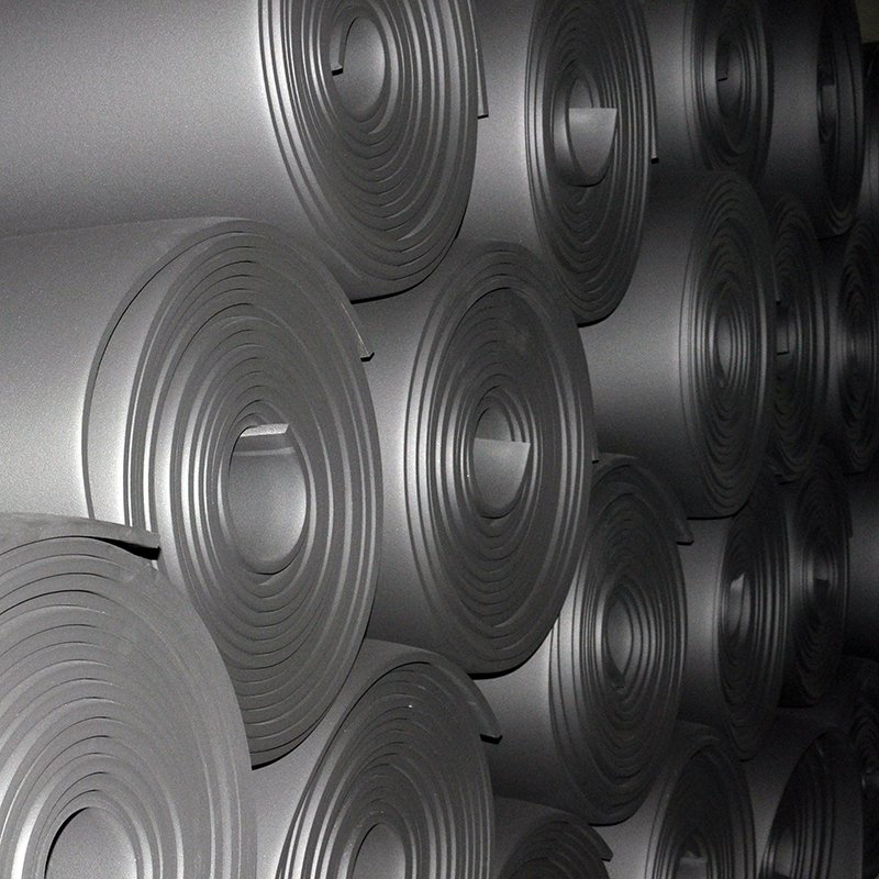 Bellsafe Closed Cell Flexible NBR PVC Rubber Foam Insulation Roll Rubber Sheet Insulation for Air Conditioning Duct