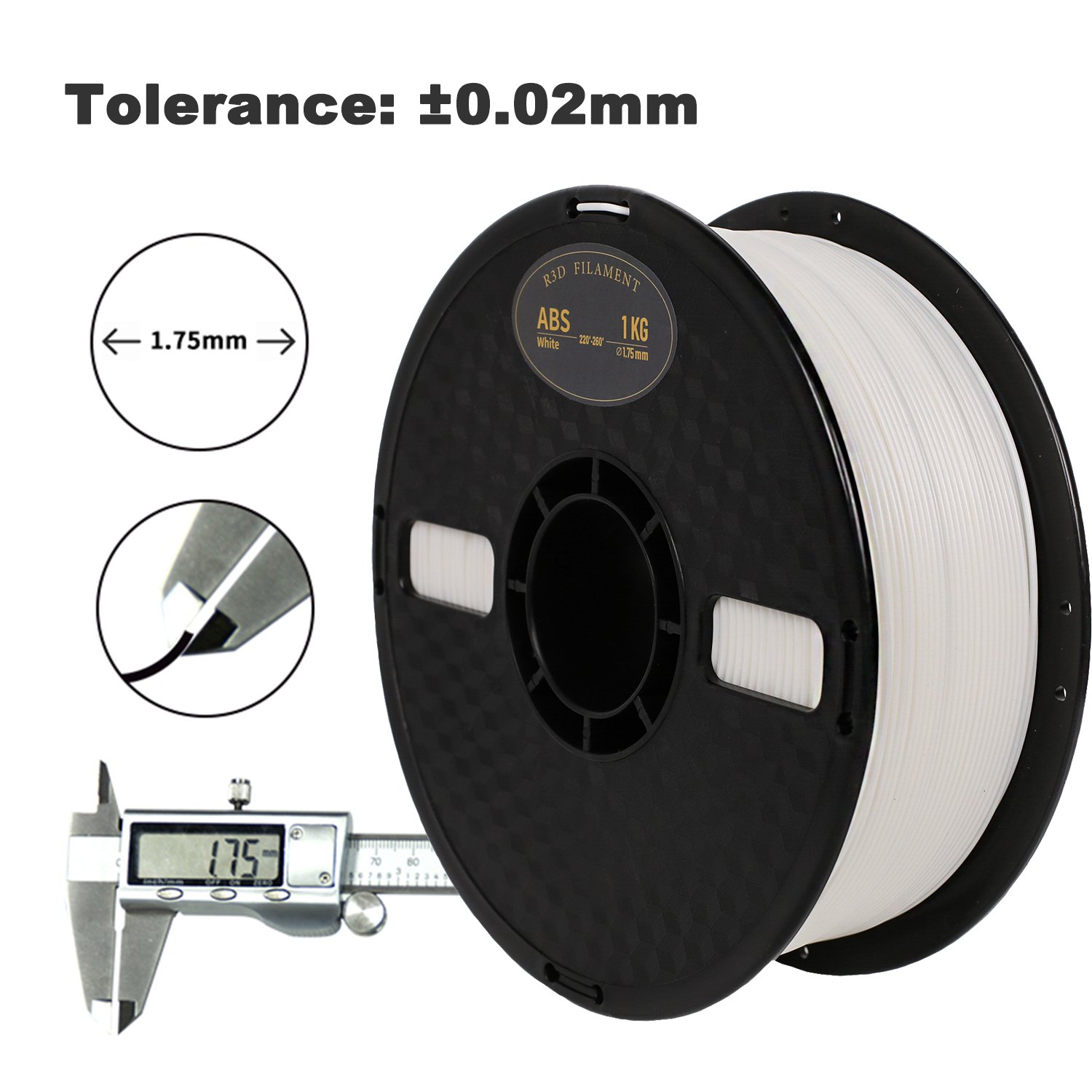 R3D ABS Filament Wholesale R3D 1.75mm Plastic Rods 3D Printer
