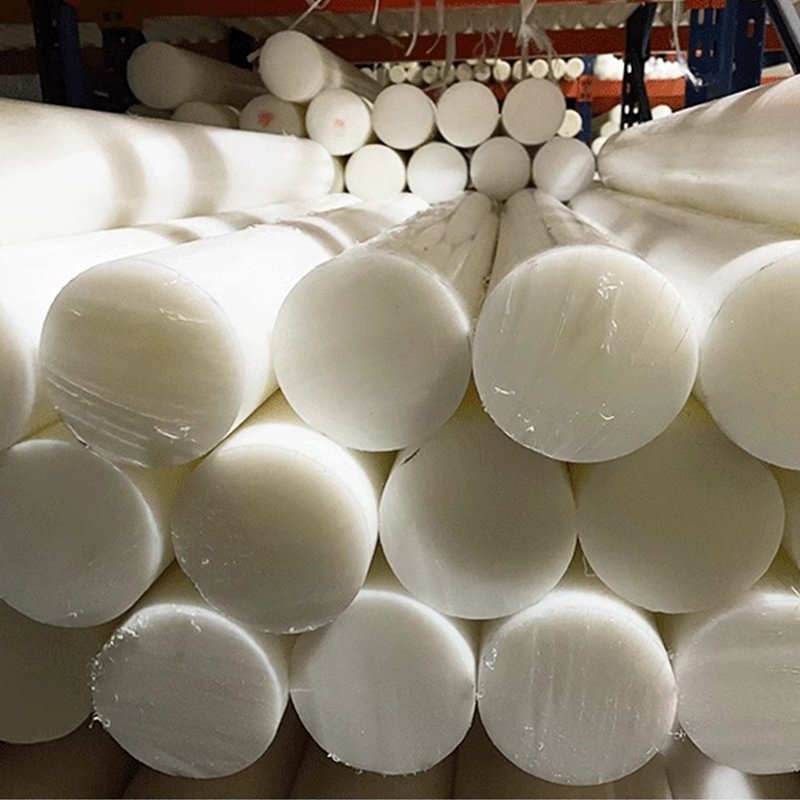 Plastic Bar HDPE Rods Polyethylene Round Bar Solid PE Plastic Rod for CNC Machine