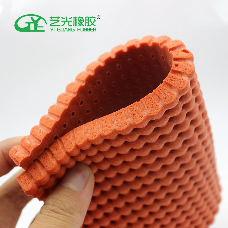 manufacturing factory Pinhole foamed closed cell silicone rubber foam rubber sponge dressing hard pad sheets adhesive