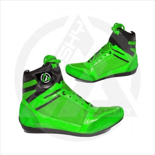 Customized High Top Boxing Wrestling Shoes Fashionable Training Leather Rubber Men Women Original Leather/Artificial Leather