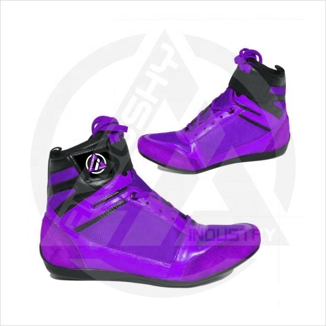Customized High Top Boxing Wrestling Shoes Fashionable Training Leather Rubber Men Women Original Leather/Artificial Leather