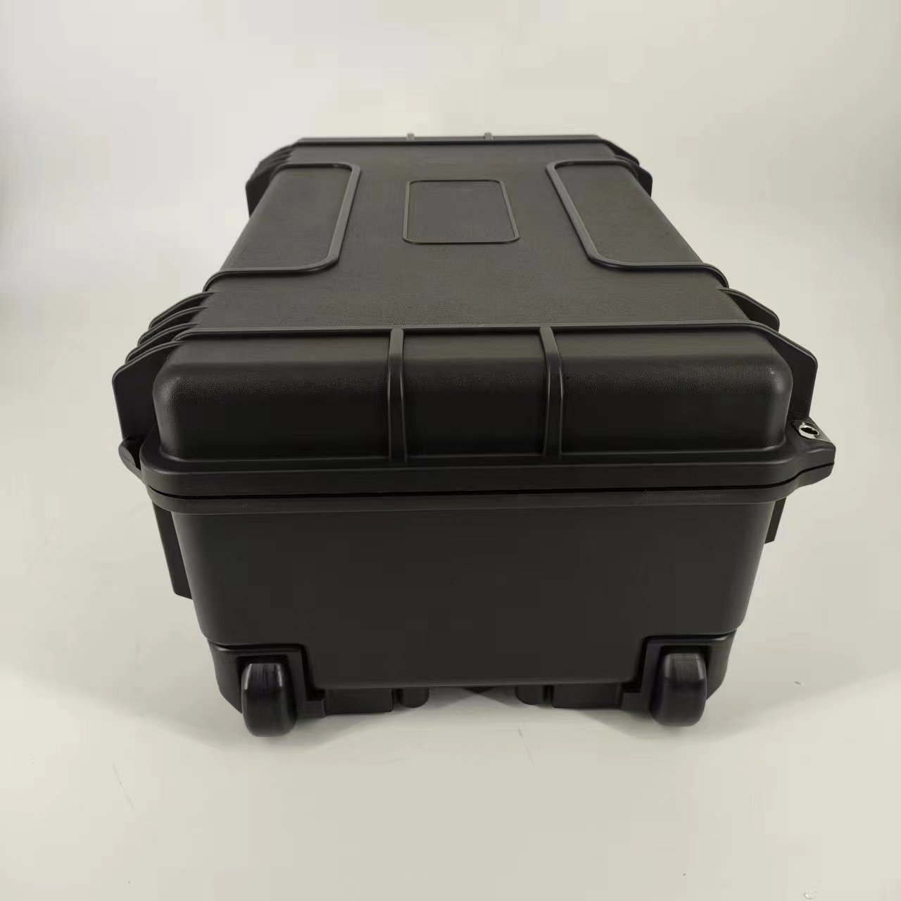 DPC112-9 Factory price hard plastic equipment safety carrying waterproof tool case with wheels and tie rods