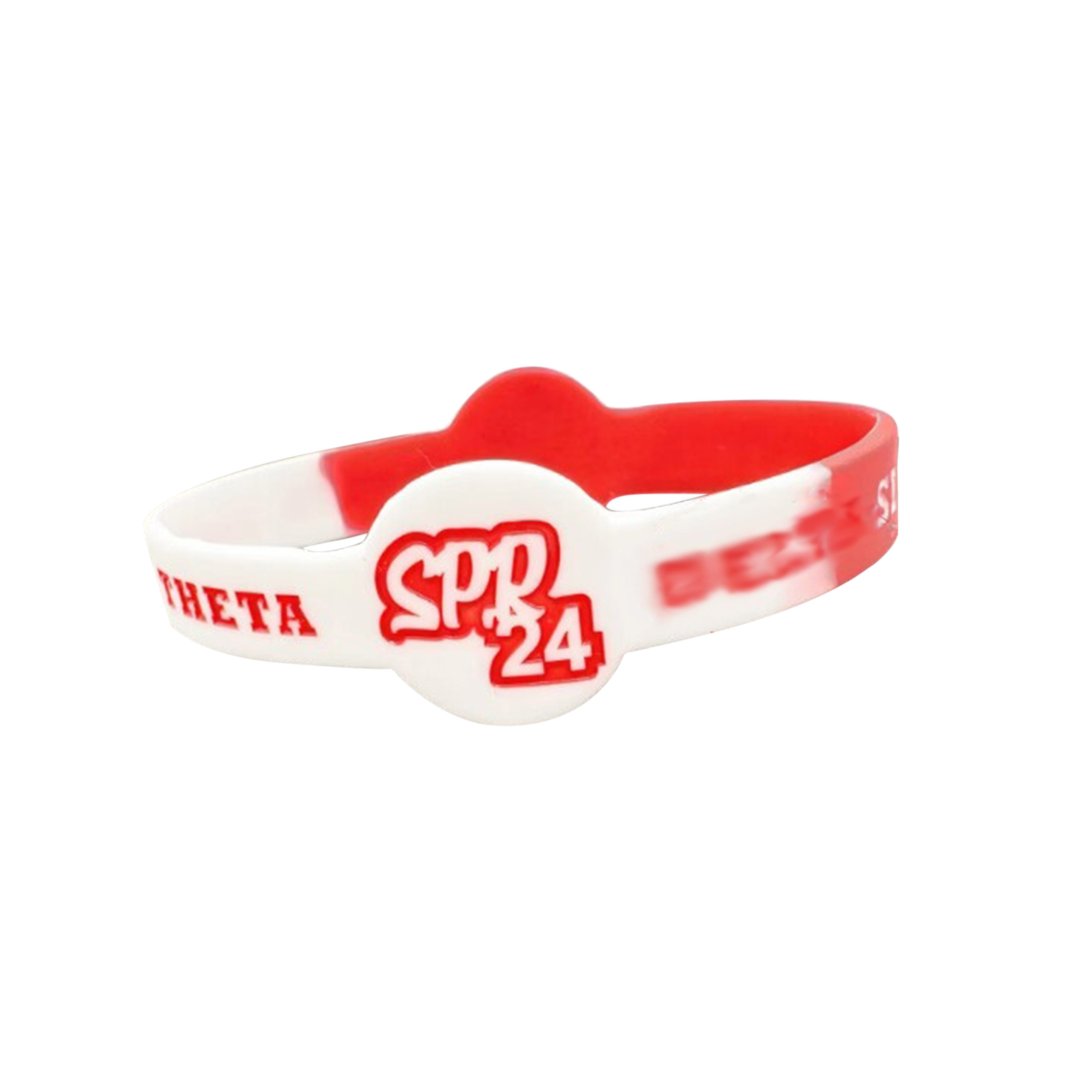 New style greek letters DST silicon bracelet Custom sigma silicone keychain bracelet Fashion bracelet en silicone