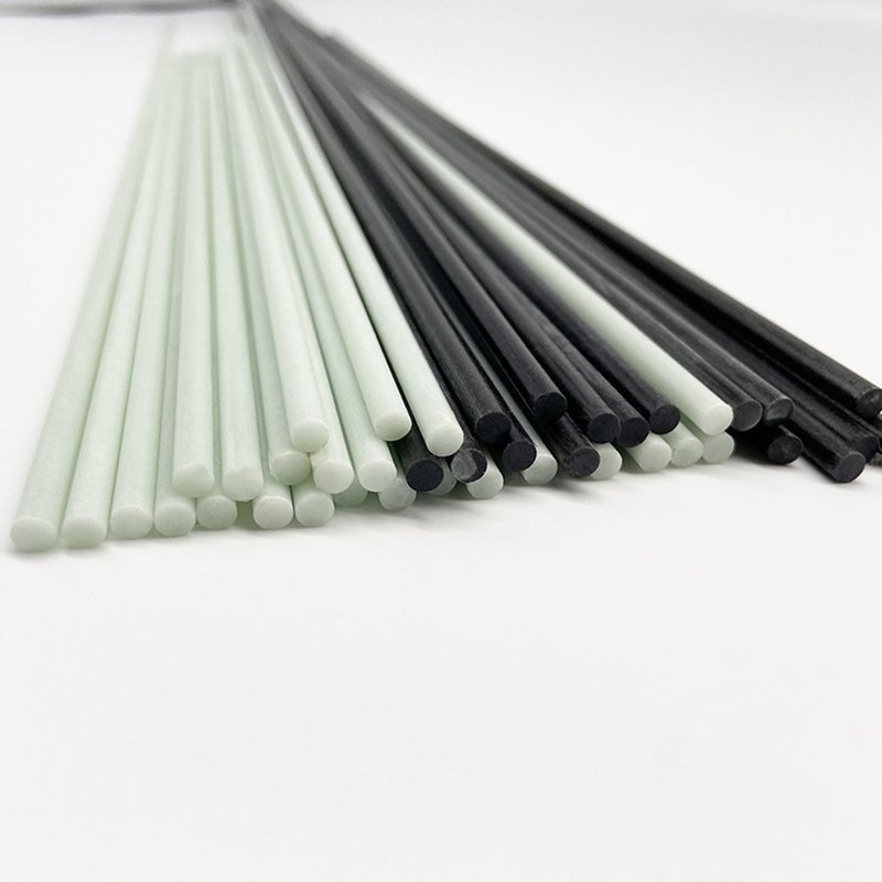 High Strength Reinforced Plastic Pultrusion Corrosion Resistant Fiberglass Supporting Rod Frp Pole Fiberglass Round Solid Rods
