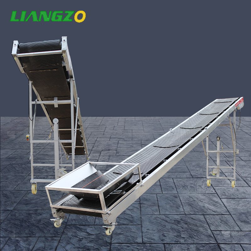 LIANGZO High Quality Folding Industrial Inclined Belt Conveyor for Loading & Unloading