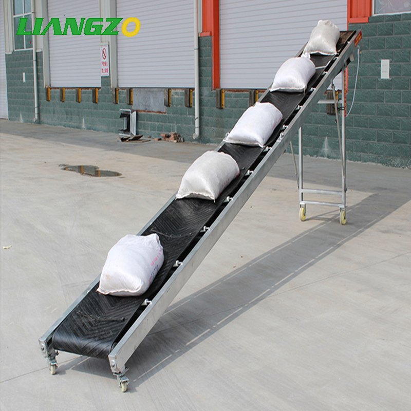 LIANGZO High Quality Folding Industrial Inclined Belt Conveyor for Loading & Unloading