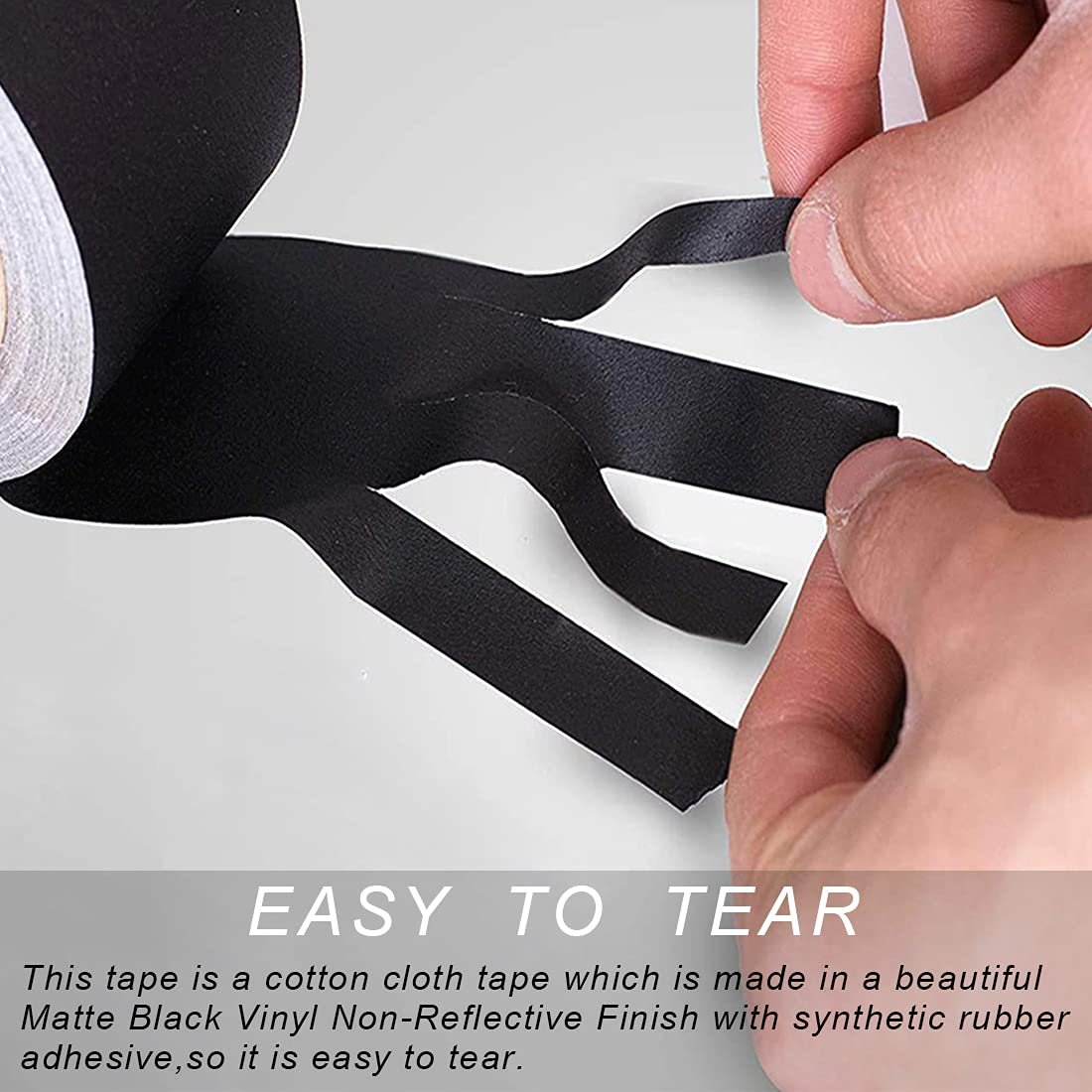 Black Book Binding Adhesive Cloth Tape Acid Free and Archival Safe Library Cloth Book Repair Tape