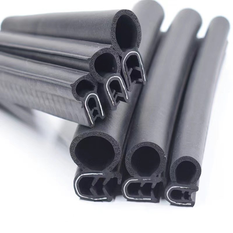 Epdm Black Door And Window Extrusion Rubber Protective Seal Strip For Car/automobile