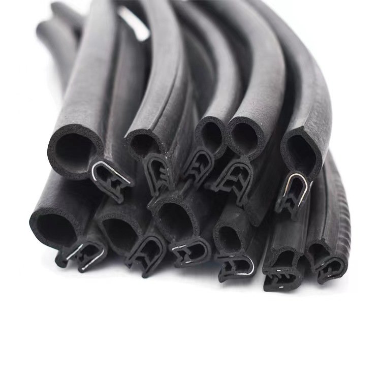 Epdm Black Door And Window Extrusion Rubber Protective Seal Strip For Car/automobile