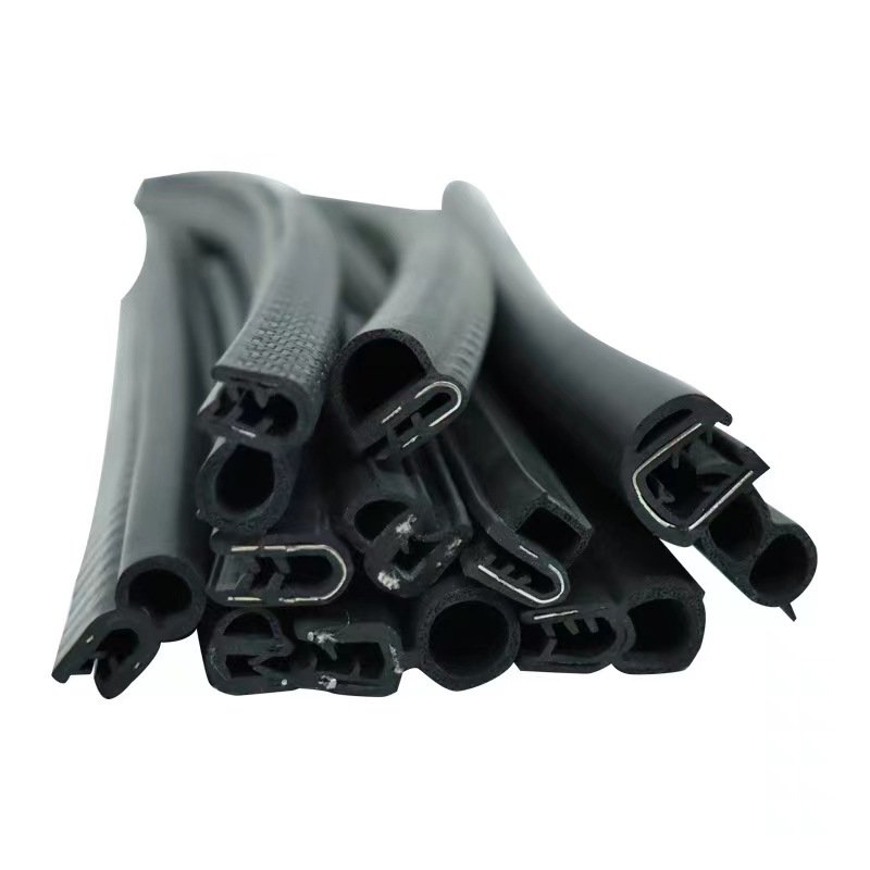 Epdm Black Door And Window Extrusion Rubber Protective Seal Strip For Car/automobile