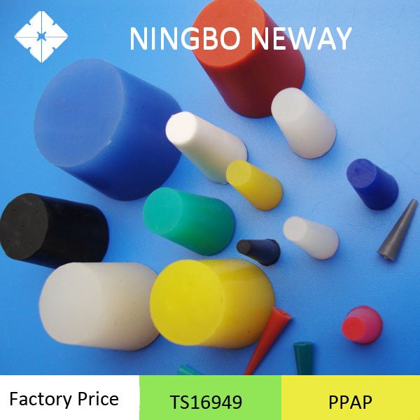 Molded custom silicon rubber seal stopper