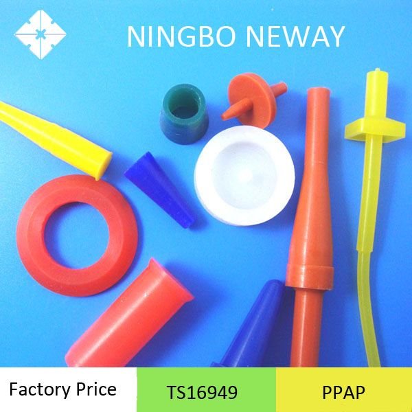 Molded custom silicon rubber seal stopper